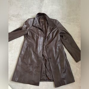 Cole Haan brown leather jacket